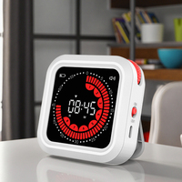 Minuteur de bureau numérique visuel magnétique personnalisé par le fabricant, méthode Pomodoro, pour cuisine, salle de classe et étude