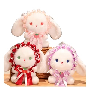 Jouets en peluche lapin mignons personnalisés CPC, style lolita kawaii, peluche douce, oreiller <span class=keywords><strong>de</strong></span> <span class=keywords><strong>lit</strong></span>, poupée lapin, marionnette pour fille, cadeau pour bébé - Product Image 1