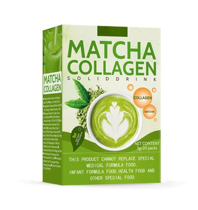 Poudre de Jus Vert en Sachets OEM Marque Privée, Nouvelle Poudre de Matcha Collagène Glutathion en Gros - Product Image 1