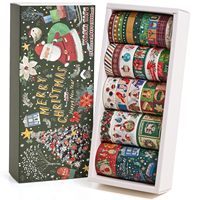 Cadeau de noël Festivals nouvel an décoratif Scrapbooking Journal fournitures bricolage artisanat cadeau fête décorations dessin animé autocollants