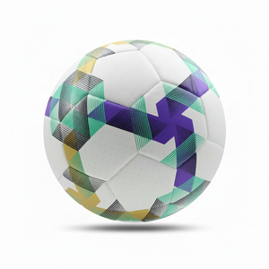 Balón de fútbol de PU de alta calidad/balón de fútbol ligero cosido a máquina tamaño estándar Original - Product Image 1