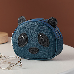 Leather Pouch Key Chains <b>Wallets</b> <b>Cute</b> Bag Charm Mini Coin Purse Keychain Leather <b>Wallet</b> Coin Panda Pouch Keychain Money Pouch - Product Image 5