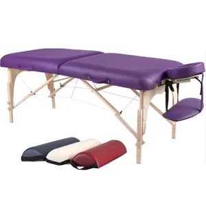 Tavolo da massaggio portatile pieghevole per ciglia lettino di bellezza lettino da massaggio con buona spugna di alta qualità e piedini di colore bianco