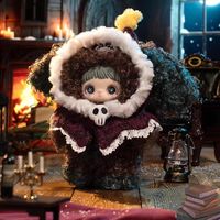 Boneka Plush PVC Seri Keanehan Musim Dingin Maymei Edisi Natal Terbatas 100% Asli 6PCS/Kotak Skala 1/12 18cm Unisex Blind Box Bag
