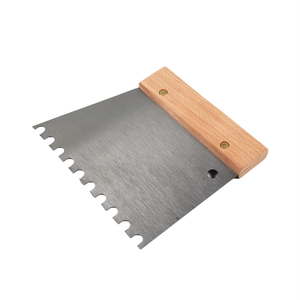 John Tools-peine de extensión de 180mm, mango de <span class=keywords><strong>madera</strong></span> para morteros adhesivos, esparcidor, peine con muescas de 4,6,8,10mm, peine adhesivo para azulejos y suelos - Product Image 4