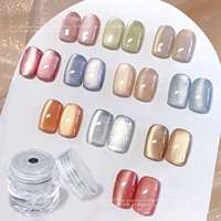 Poudre à ongles œil de chat universelle, poudre magnétique professionnelle pour salon, pour vernis à ongles et gel