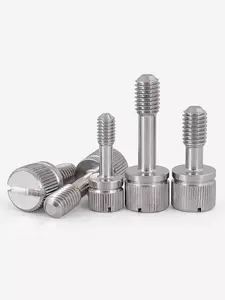 Stainless Steel 304 Slotted Fixed Hand Screw GB839 Knurled Wing Screw With Reducing Handle Locking