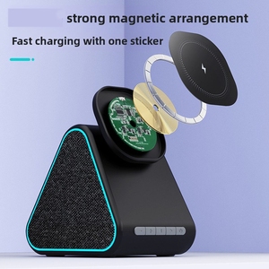 ที่ชาร์จไร้สายแบบแม่เหล็กตั้งโต๊ะใหม่พร้อมที่วางลำโพงสำหรับ <span class=keywords><strong>iPhone</strong></span> 17 16 15 14 <span class=keywords><strong>13</strong></span> <span class=keywords><strong>PRO</strong></span> <span class=keywords><strong>MAX</strong></span> สำหรับ airpods 15W ชาร์จเร็ว - Product Image 5
