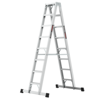 Échelle télescopique en aluminium de haute qualité escaliers échelle en aluminium pliante compacte