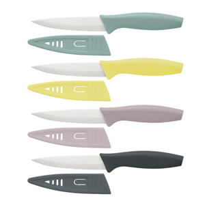 Coltello da Sbucciatura in Ceramica da <span class=keywords><strong>4</strong></span> Pollici con Manico in PP e Fodero, Lama in <span class=keywords><strong>Zirconia</strong></span> Ecologica, Affilato Coltello da Frutta Disponibile - Product Image 3