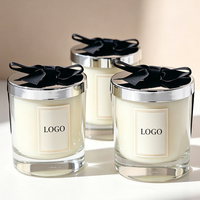 Fournisseur en gros de parfums d'ambiance de luxe, personnalisation, cadeau de Noël, bougie parfumée en cire de soja personnalisée, bougies pour femmes