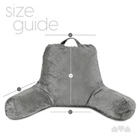 Grand coussin de lecture pour adulte en mousse à mémoire de forme déchiquetée, rembourrage pour pouf, coussin de dossier ergonomique pour s'asseoir au lit