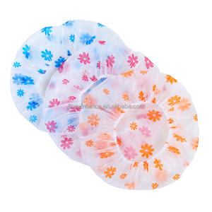 Andeya Personnalisé Luxe Élégant Grand <span class=keywords><strong>Turban</strong></span> Imperméable Réutilisable à Ourlet Élastique Jumbo Bonnet de Douche pour Femmes - Product Image 2