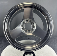 Jantes forgées monobloc JUWA, nouvelles, personnalisées, à trois branches, à lèvre polie profonde, 25 mm ET 5*114.3 5*120 5*112 pour Audi Tesla