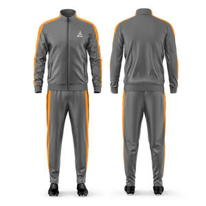 ชุดวอร์มฟุตบอลผู้ชายแบบ 2 ชิ้น สกรีนโลโก้ได้ตามต้องการ ผ้าฟลีซ ชุดฝึกซ้อม ซิป แจ็คเก็ตไซส์ใหญ่ - Product Image 6