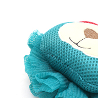 Balle de bain pour bébé, éponge exfoliante pour le corps avec motif floral pour enfants