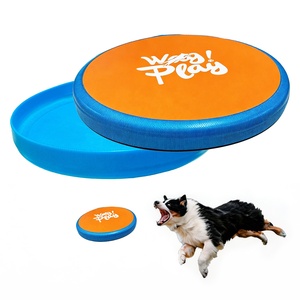 AFP Interactive Outdoor Fetch Pet Toy 2-in-1 <strong>Dog</strong> Flying Disc <strong>Foldable</strong> Lightweight Nylon TPU Round Flying Disc For Daily Exercise - Product Image 1