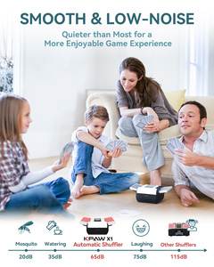 Machine à mélanger les cartes automatique Kpaw, vente directe d'usine, machine à mélanger les cartes de jeu avec batterie rechargeable - Product Image 2