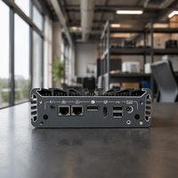 Mini PC industriel avec Intel Core I5 7360U Dual Core DDR4 RAM Dual COM Support Linux AU Plug Nouvel ordinateur monocarte