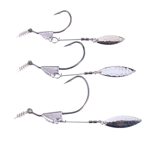 Bán Buôn 3.5G 5G 7G 5 cái/túi Chì Jig Đầu Sống Bait Với Xoay Sequins Muỗng Cho Dòng - Product Image 6