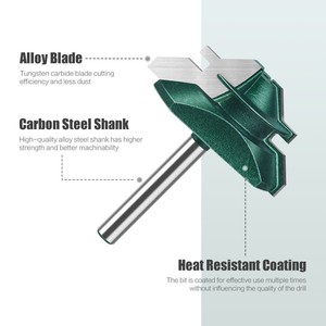 Chuyên nghiệp 45 độ <span class=keywords><strong>Router</strong></span> bit tenon phay Cutter chế biến gỗ công cụ cho các công cụ gỗ - Product Image 6
