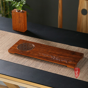 Woven Bamboo <b>Tea</b> <b>Tray</b> Irregular Shape For <b>Tea</b> Storage And Serving - Product Image 5