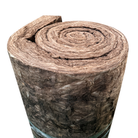 Rouleaux d'isolation en fibre de verre résistants à la corrosion ASTM C665 R19 6,25 pouces, couverture en laine de verre marron écologique pour MBI