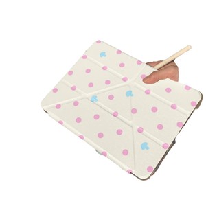 Funda para iPad K‑Style Mushroom Polka Dot con ranura para bolígrafo en forma de Y y cubierta antideslizante para tableta Apple Mini Air8 Pro de 13 pulgadas - Product Image 1