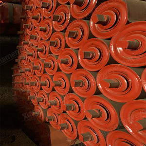 Çin fabrika kaliteli toz geçirmez askıya avara asılı ağır bant konveyör çelik makaralar - Product Image 4