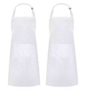 Delantal de Cocina Personalizado con Logotipo, Delantal de Trabajo de Poliéster y Algodón para Cocinero, en Colores Marrón, Azul Marino, Azul Claro, Amarillo, Morado, Rojo - Product Image 2