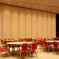Panneau de cloison acoustique automatique pliable en métal, flexible, mobile, moderne, pour école, maison, bureau, salle de sport, insonorisant