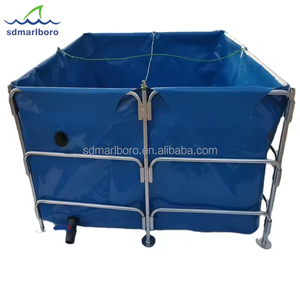 <span class=keywords><strong>Bassin</strong></span> à poissons pliable en PVC, <span class=keywords><strong>rectangulaire</strong></span>, pour l'élevage <span class=keywords><strong>de</strong></span> crevettes, aquarium pour l'agriculture, avec structure entièrement en acier - Product Image 3