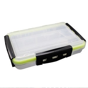 Caja <span class=keywords><strong>de</strong></span> Almacenamiento <span class=keywords><strong>de</strong></span> Accesorios <span class=keywords><strong>de</strong></span> <span class=keywords><strong>Pesca</strong></span> <span class=keywords><strong>de</strong></span> PVC Transparente con Cierre <span class=keywords><strong>de</strong></span> Tres Lados y Inserto para <span class=keywords><strong>Pesca</strong></span> en Agua Dulce y Salada - Product Image 1