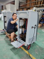 Machine automatique de charge et de récupération de rinçage automatique à courant alternatif r134a