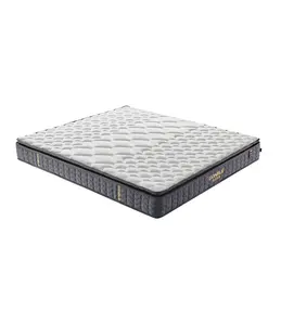 Wholesale Mattress Bed Pocket Spring Durable Mattress Manufacturer Queen Size Fabric, Foam and Spring Home Furniture Pillow Top