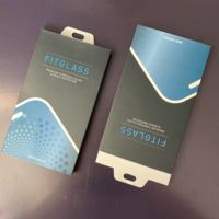 Boîtes d'emballage en papier personnalisées pour verre trempé boîte d'emballage de protection d'écran de luxe en gros