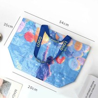 Kültür Sergisi Özel Laminasyonlu PP Dokuma Çanta, Ekolojik Güvenli Büyük Kapasiteli Baskılı, Sanat Fuarı Hediyelik Eşya Butik Mağaza Sahipleri İçin