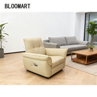 Moderner Single Recliner Sofas tuhl Ausziehbare Funktion Power Kunstleder für Wohnzimmer möbel