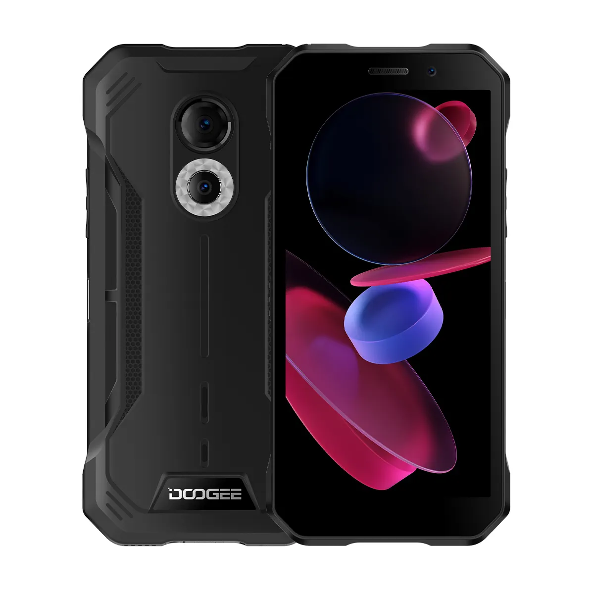 Chegada nova Doogee Android12 S51 Barato do Smartphone Robusto telefone NFC Móvel 5180mAh 4 + 64GB AI Dupla câmera Helio G25 Núcleo octa