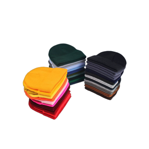 New Arrival Unisex 100% Cotton 3D Embroidery Comfortable Soft Breathable & Waterproof <b>Slouchy</b> <b>Beanie</b> Winter Ski Baggy Adult Hat - Product Image 1