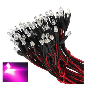 <span class=keywords><strong>Led</strong></span> Điốt Đèn Pre Dây Điện Trở Màu Xanh 20 Pcs DC 20 Cm 12V 3 Mm Đối Với Xe DIY Bán Lẻ round Top - Product Image 4