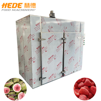 Déshydrateur alimentaire industriel entièrement automatique en acier inoxydable SUS304 HEDE HD-YS-2 pour fruits, légumes, poissons et viandes, avec chauffage à la vapeur