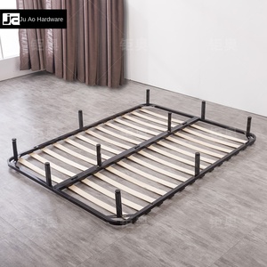 Support pliant à quatre barres de style moderne cadre de lit squelette en métal pour chambres d'hôtel - Product Image 2
