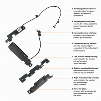 Módulo de Altavoz Estéreo 0KD1yx con Cable Trenzado Blindado de 3 Pines para Conector de Computadora Portátil Dell XPS 13 9365