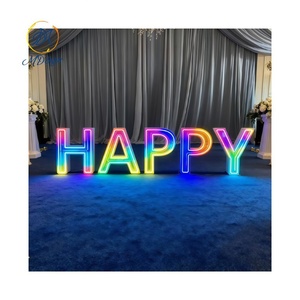 Número de Neón Gigante Personalizado de 3 y 4 Pies para Año Nuevo, Número de Neón RGB de 0 a 9 para Decoración de Bodas, <span class=keywords><strong>Eventos</strong></span>, Fiestas, <span class=keywords><strong>Alquiler</strong></span> - Product Image 2