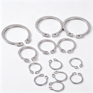 Anneaux de retenue de type A en acier inoxydable de haute précision, anneaux de retenue de type A pour arbres, rondelles de fixation anti-corrosion - Product Image 5