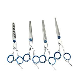 Ciseaux de toilettage pour animaux Blue Snail, 6 pouces, en acier inoxydable, courbés, pour la coupe des poils de chiens et de chats - Product Image 5