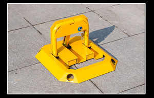Verrou de stationnement intelligent antivol en acier jaune pour voiture, vente en gros d'usine - Product Image 5