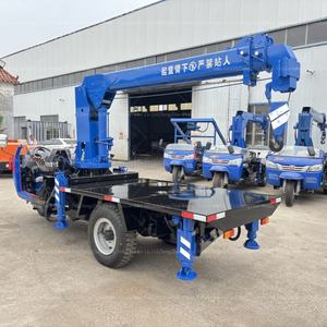 ייצור מקצועי חדש תלת אופן עגור משאית קטנה נייד הידראולי מיני 3טון - Product Image 3