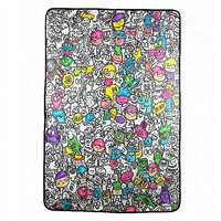 Couverture à colorier soi-même pour adultes, personnalisez votre couverture, kit en velours lavable et confortable pour un usage quotidien